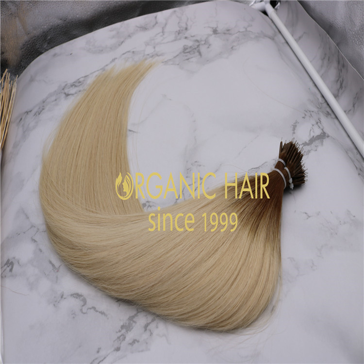 Beauty Omber 8/60 nano tip human hair extensions  for 2020 year style A210